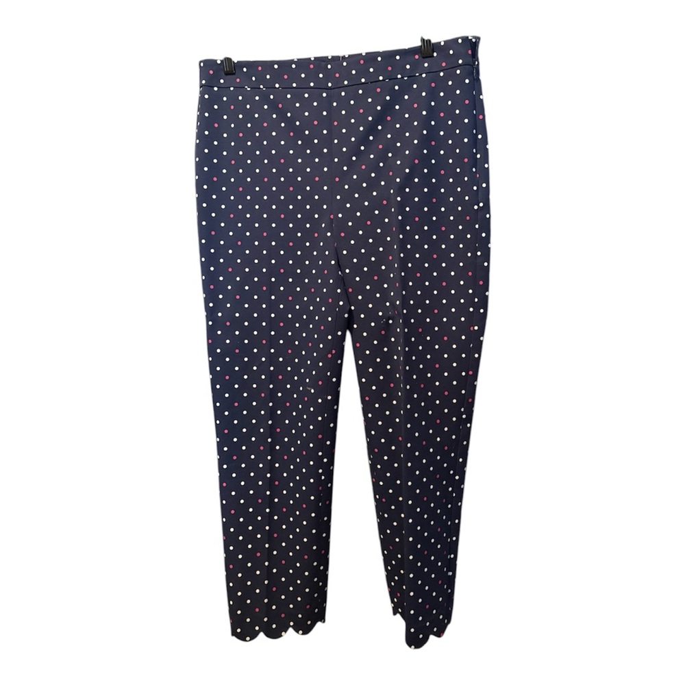 Talbots Polka‎ Dot Dress Pants - Skinny Legging - Size 8
